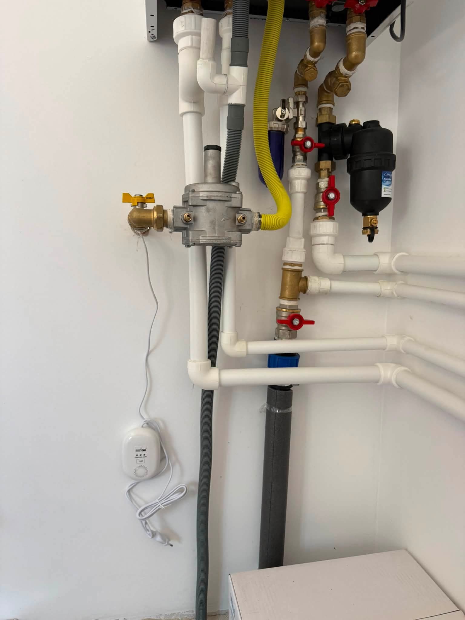 Rezervor propan instalat